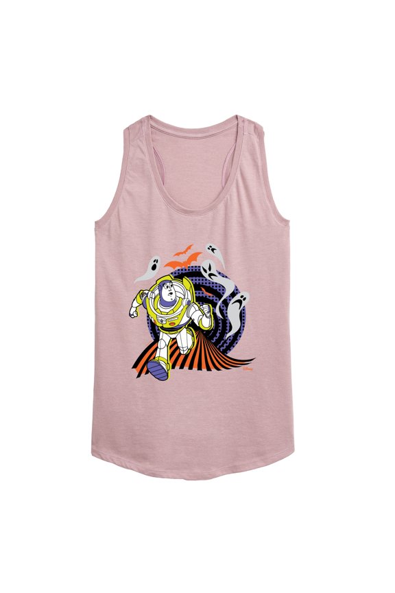 Toy Story - Buzz Lightyear Halloween Graphic - Women's Racerback Tank Top