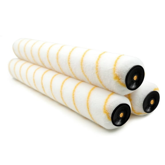 Pro Grade Paint Roller Covers, 14 x 1/2-inch Microfiber Nap, 3 Pk, Int/Ext House Painting Supplies
