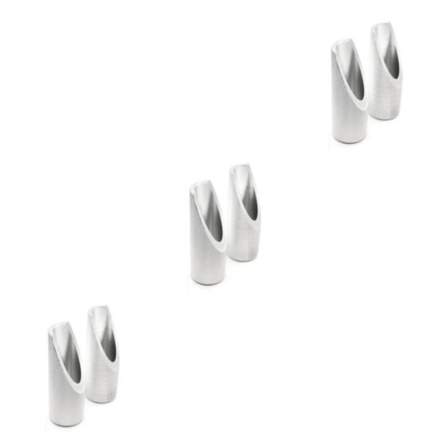 Speravity Múltiples colores disponibles Clavijas de pie de aluminio para pedales de motocicleta Pedal de motocicleta Toe Nail silver Type1 NO1