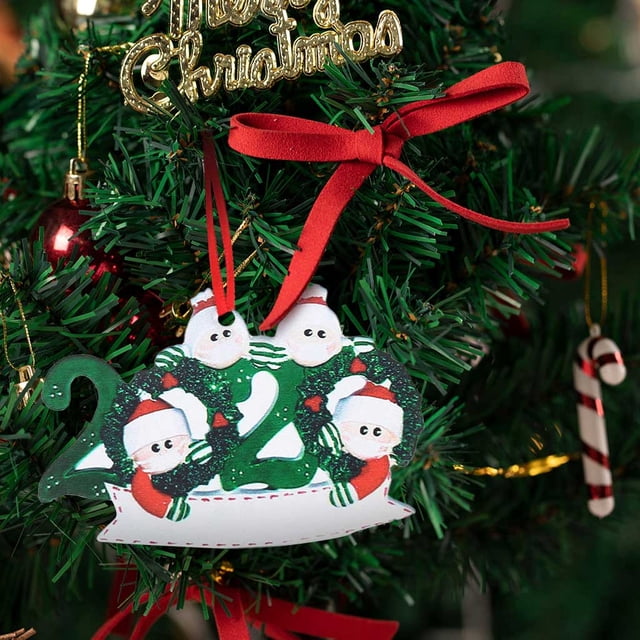 Agiferg Personalized Survived Family Of Ornament 2020 Christmas Holiday Decorations