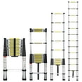 thumbnail image 1 of Stanz (TM) Portable 12.5 Feet Aluminum Telescoping Extension Ladder, 1 of 6