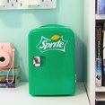 thumbnail image 2 of Coca-Cola Sprite Mini-Frigo 4 L Refroidisseur/chauffe-Plat 12 V C.c. 110 V C.a., Vert, 2 of 8