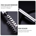 thumbnail image 2 of MasteelfCA 5pcs Stainless Steel Fish Scale Scrapers Kitchen Gadget for Home Use (Silver), 2 of 7