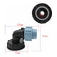 thumbnail image 3 of Adaptador de tanque IBC, adaptador de tanque de agua IBC S60X6 con conector acodado de polietileno de densidad media de 25 mm compatible con contenedores IBC estándar del Reino Unido y la UE, 3 of 3