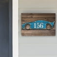 thumbnail image 5 of Sports Car Wooden Custom House Number Sign by G. DeBrekht | Love Family Kids Decor - MA98451, 5 of 7