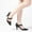 Black, variant on EQWLJWE Women Mid Kitten Heels Closed Pointy Toe D鈥橭rsay Pumps Rhinestones Wedding Party Shoes