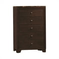 thumbnail image 6 of Coaster Conner 5-Piece Wood Queen Panel Bedroom Set in Cappuccino, 6 of 7