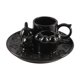 thumbnail image 1 of Palo Soporte Incienso Incienso Multipropósito Incienso Multipropósito Stick Sporter Smudge Bowl para sala de estar Decoración del hogar Negro, 1 of 8