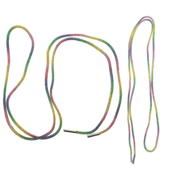 Crystal Shoelace Sneaker Casual Shoelaces Rhinestones Child Colorful