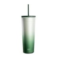thumbnail image 2 of Simple Modern 24 fl oz Double Wall Plastic Classic Tumbler with Lid and Straw|Forest Fade, 2 of 2