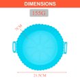 thumbnail image 2 of Accesorios de silicona para freidora de aire Olla de silicona para freidora de aire Sartén multifuncional forrada, 2 of 5