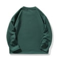 thumbnail image 3 of SHTXOZHI Sweatshirts for Men Long Sleeve Crewneck Casual Pullover Tops Solid Color Fall Basic Shirt, 3 of 5