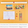 thumbnail image 4 of TISHIRON Paint by Numbers for Adults,16x20 inch Canvas Wall Art Flower Blossom Oil Painting by Numbers Kit for Home Wall Decor (Frameless), 4 of 6