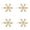 Gold, variant on 4PC Snowflake Rhinestone Hair Clips for Women, Bridal Wedding Party Holiday Hair Accessories, Rhinestone Hairpins for Girls and Women,1.6x2.1 Inch