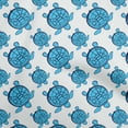 thumbnail image 1 of oneOone Rayon Iris Blue Fabric Nautical Sewing Craft Projects Fabric Prints By Yard 56 Inch Wide, 1 of 4
