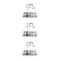 thumbnail image 2 of relayinert 580pieces Snap Circlip Retaining Ring - Secure And Reliable Clip For External Retaining Affordable silver 3Set, 2 of 6