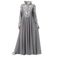 thumbnail image 2 of Zorckvet Womens Summer Dresses Lace Long Long Sleeve Graphic Fashion Dress for Women Crewneck, 2 of 6