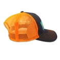 thumbnail image 6 of Panama Jack Two-Tone Neon Mesh Snap Back Baseball Cap, 2 1/2" Brim Bill (Orange), 6 of 7