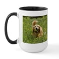 thumbnail image 2 of CafePress - Golden Retriever Mug: Good Morning! Mugs - 15 oz Ceramic Large White Novelty Mug, 2 of 4