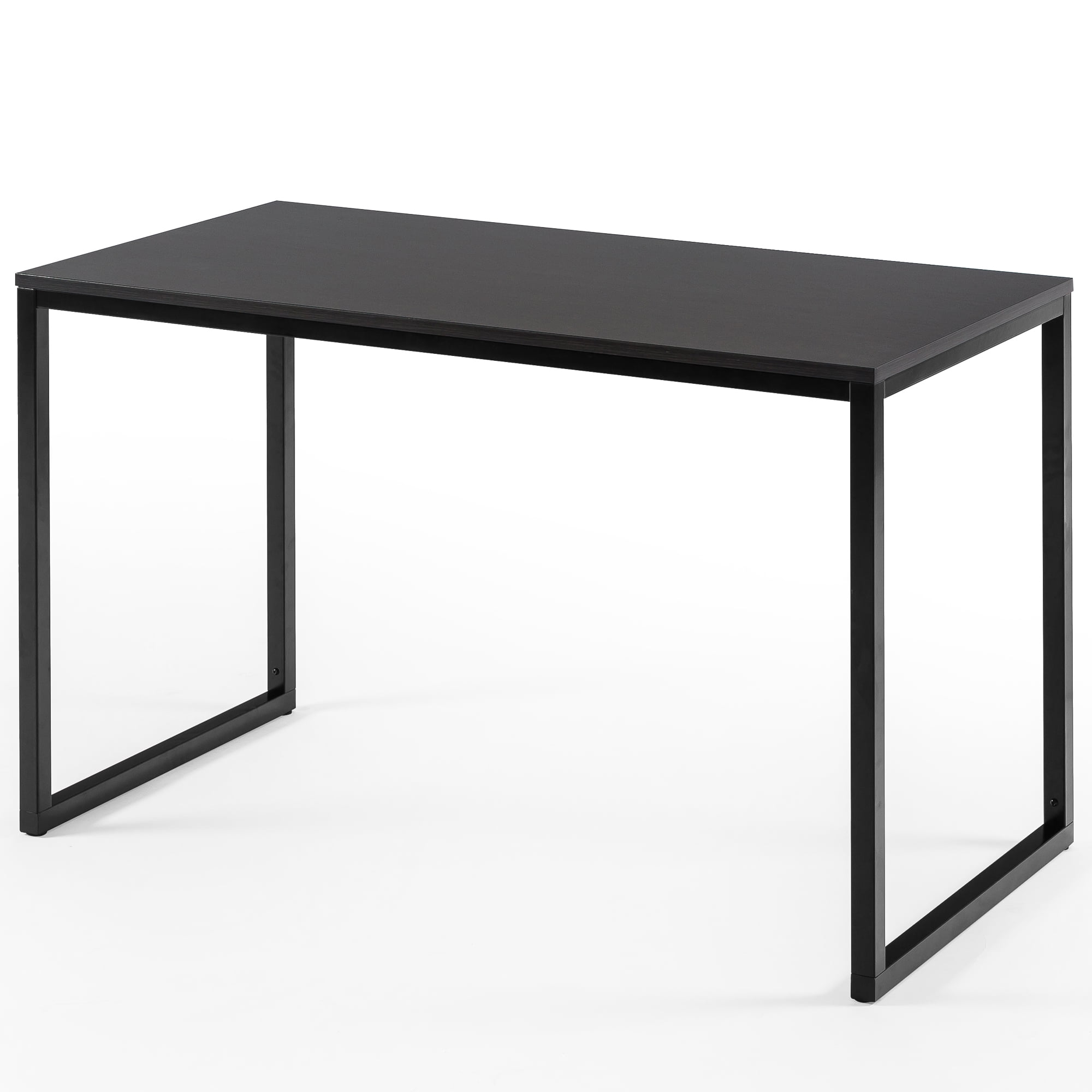 Zinus Jennifer 47" x 29" Black Frame Desk, Deep Espresso