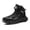Black, variant on Men's Steel Toe Safety Boots,Non Slip Ankle Protection Safety Shoes,Puncture-Resistant Work Shoes for Factory|Construction|hiking|Outdoor,Black Size 9.5
