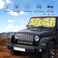 thumbnail image 6 of Disketp Windshield Sun Shade, Car Sun Shade For Front Window Cartoon Dinosaurs Sunshades Sun Visor Protector Blocks Uv Rays Foldable, 6 of 9