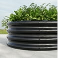 thumbnail image 6 of Galvanized Raised Garden Bed 4x4x1 FT, Durable Metal Round Bottomless Planter Box for Vegetables & Flowers, Modular Design with Easy Assembly, Black, 6 of 6