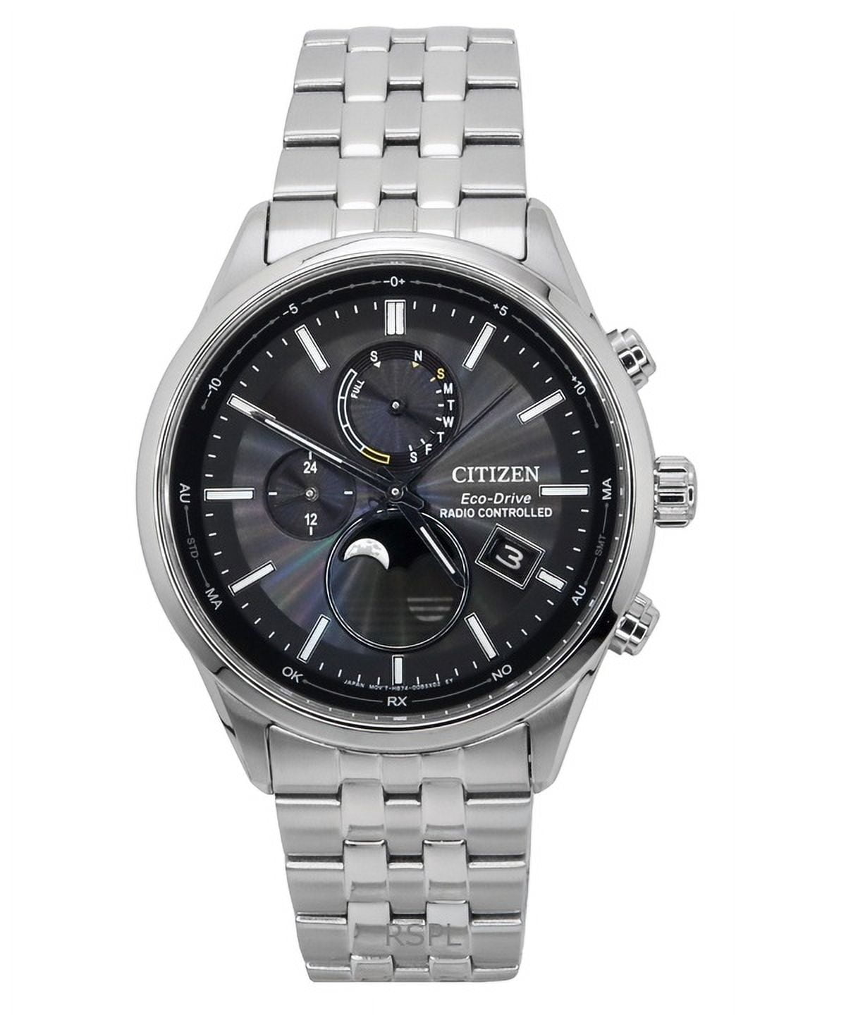 Citizen Tsuki-Yomi A-T Moon Phase Red Dial Men's Watch BY1018-55X