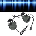 thumbnail image 4 of Auriculares De Tiro, Auriculares De Protección Auditiva Con Rotación De 360 ​​​​grados Con Micrófono Para Militares, 4 of 7