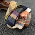 thumbnail image 4 of Winter Square Block Crew Length Wool Breathable Men Socks Vintage Ethnic Style Moisture Wicking, 4 of 9