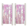thumbnail image 1 of 2 Pack 1x 2 M Tinsel Foil Fringe Curtains Backdrop, for Party Photo Booth Props Decoration, 1 of 5