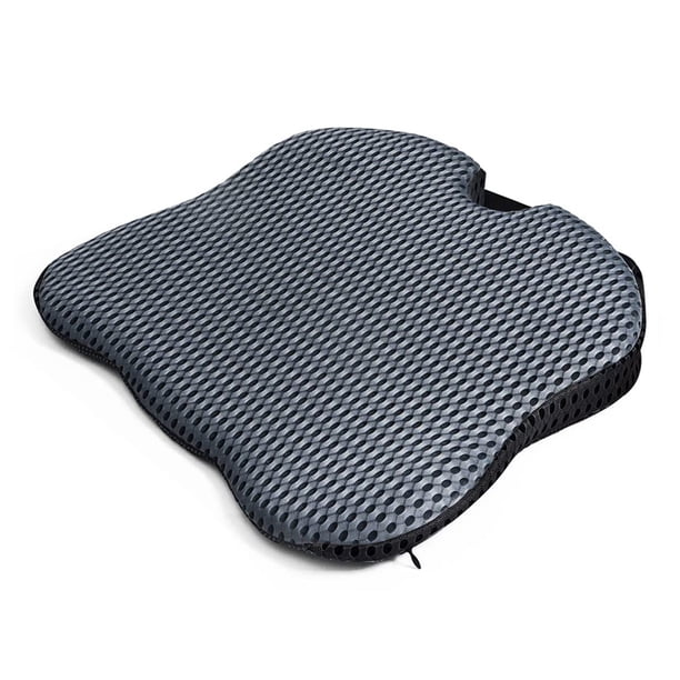 sweethay Cojín para elevación del asiento del pasajero del conductor, taburete para silla de oficina en casa, almohadilla de apoyo para Ventana automotriz Gris