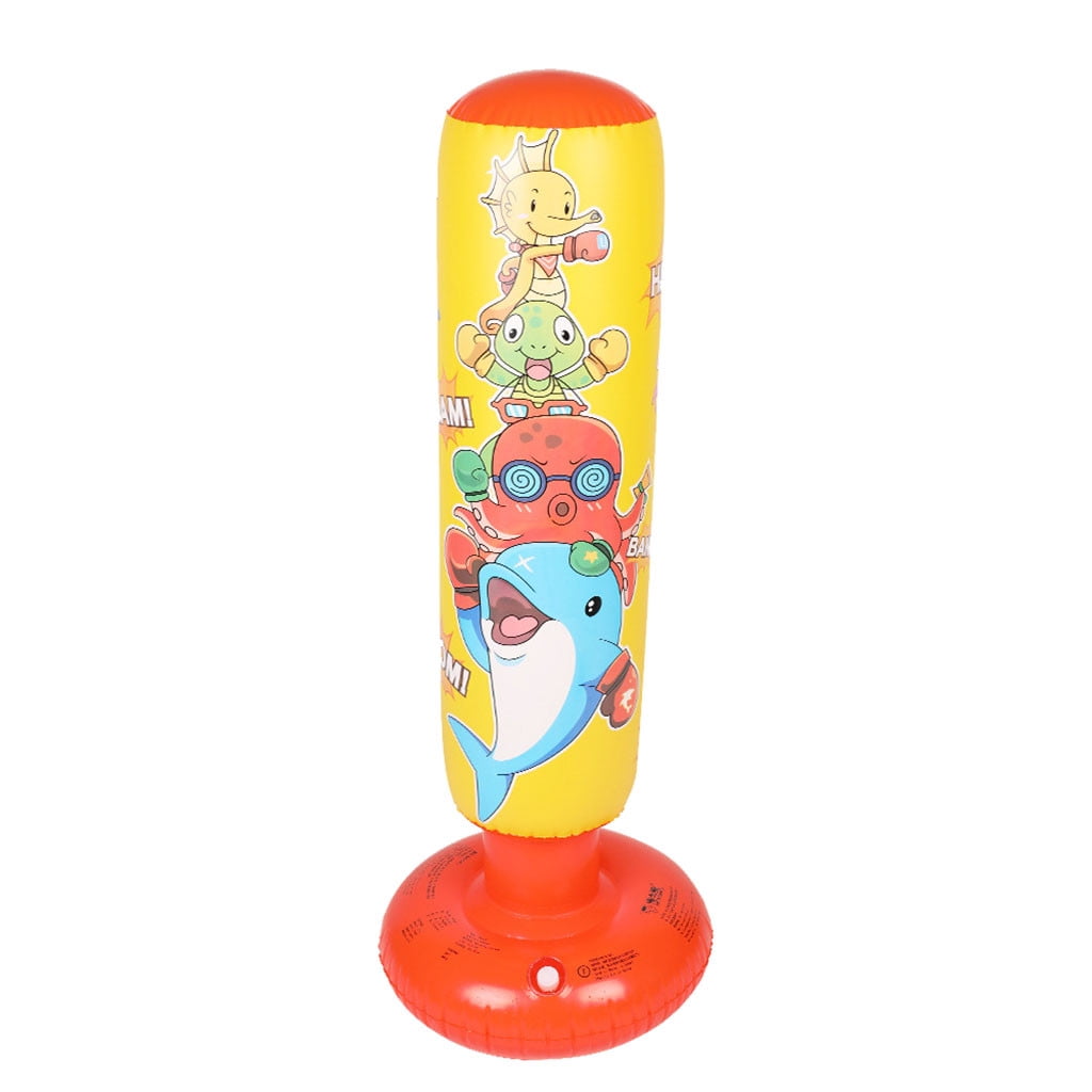 Inflatable Boxing Tower For Adult Children Sandbags PVC Fitness