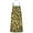 Yellow and Black-1, variant on Yellow and Black Leopard Pattern Apron-Garden Aprons for Women with Pockets-Cotton Linen Waterproof Kitchen Cooking Gardening Aprons Adjustable for Kitchen,Cooking,BBQ and Salon 33x27 Inch