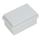 thumbnail image 4 of Caja eléctrica impermeable, caja de conexiones para exteriores aislada a prueba de polvo con cubierta con bisagras, clip de plástico para bricolaje, color gris, 4 of 14