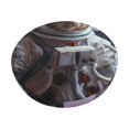 thumbnail image 1 of Disketp Cat Astronaut In Space Funda Redonda para Taburete, Funda de Cojín para Silla de Bar Suave y Elástica-13 inch, 1 of 7