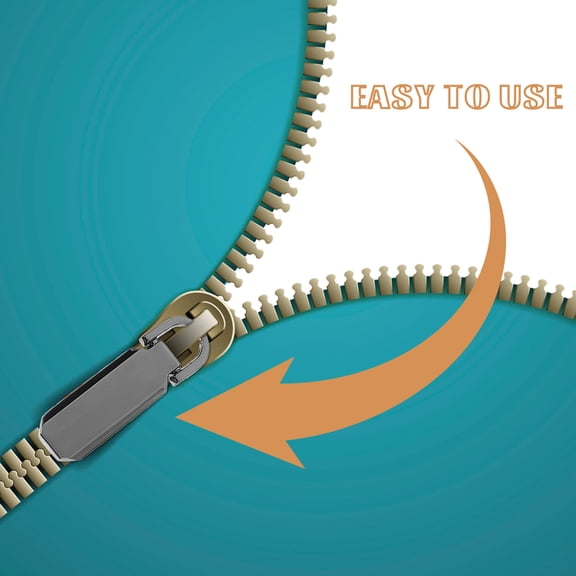 Eeristq 12 Pcs 2 Sizes Zippers Fixers Repair Pull Tabs Instant Kit Pant Repacement Molded Sliders DIY Accessories for No.3 No.5 Zipper