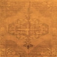 thumbnail image 1 of Ahgly Company Indoor Square Abstract Orange Contemporary Area Rugs, 7' Square, 1 of 1