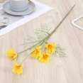 thumbnail image 2 of CSChome Artificial Flower Chamomile Bouquet – Realistic Looking Romantic 5 Forks 5 Heads Photography Prop, 2 of 6