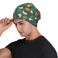 thumbnail image 3 of Gaeub Cartoon Turkey Print Beanie Hats for Men Women,Winter Caps,Knit Cuffed Beanie,Cuffed Cap,Great for Winter Activities, 3 of 7