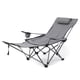 thumbnail image 1 of Sillón reclinable Silla de camping plegable 2 en 1, sillón reclinable ajustable portátil con reposap TOMSHOO Sillón reclinable, 1 of 7