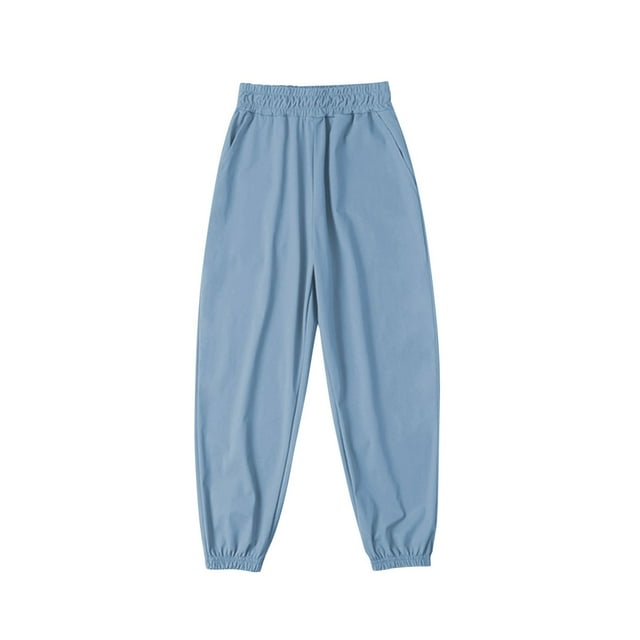 MeetoTime Boys' Sweatpants Casual Quick Dry Joggers Baggy Running Workout Pants with Pockets