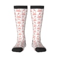 thumbnail image 2 of Lsque Rabbit Is And Carrots Printed Crew Socks Men's Women's LightWeight Thin Casual Calf Socks ,Knee High Socks,Cotton Socks, 2 of 9