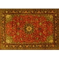 thumbnail image 1 of Ahgly Company Indoor Rectangle Medallion Yellow Traditional Area Rugs, 5' x 7', 1 of 4