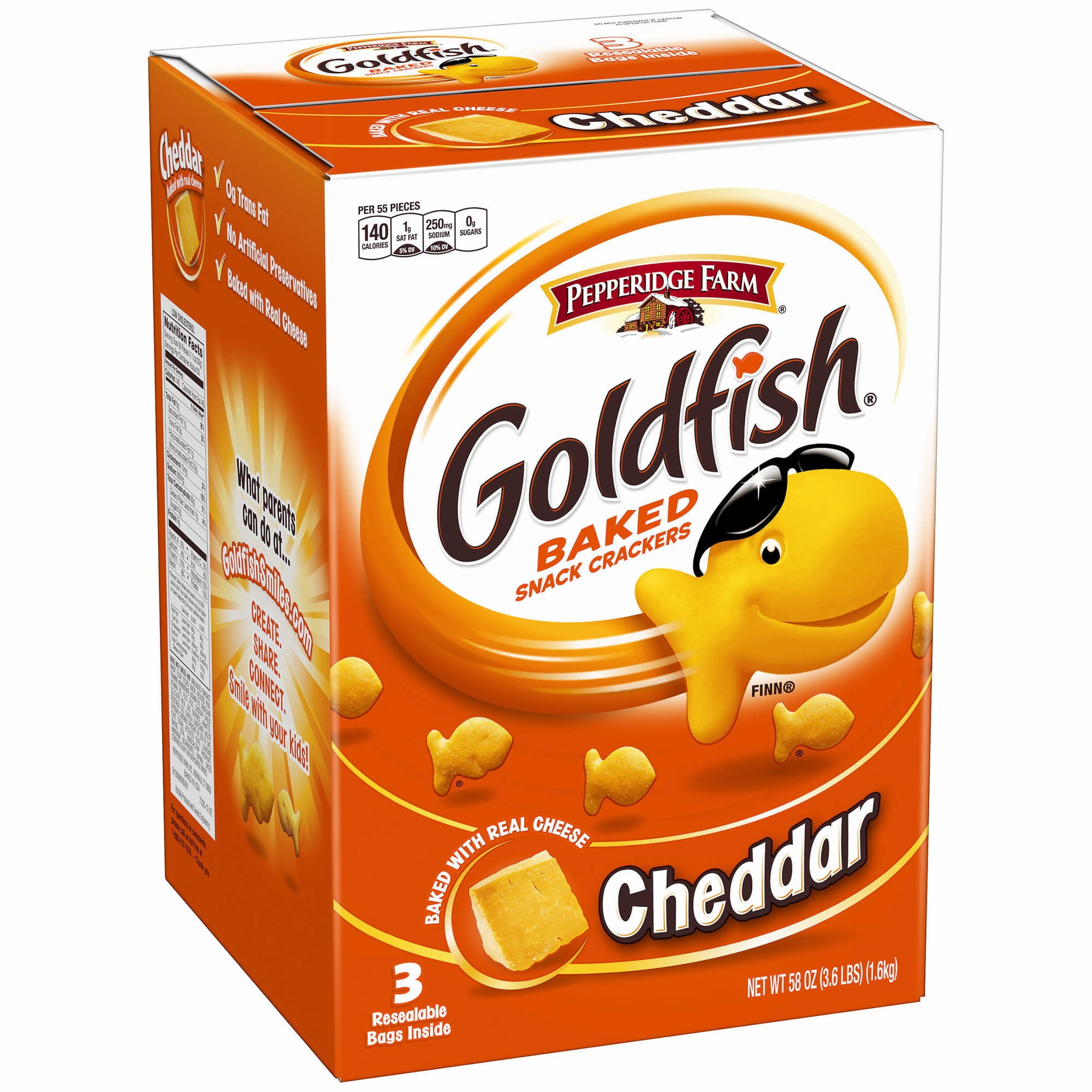 Pepperidge Farm Goldfish, 58 oz. - Walmart.com