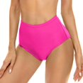 thumbnail image 5 of THDHVS Bikini Bottoms,Swim Shorts Women,Solid Color Swim Shorts StretchComfortable for Beach or Swimming Hot Pink, 5 of 6