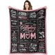thumbnail image 1 of LHSHID Birthday Gifts for Mom Happy Birthday Mom Gifts Blanket Moms Birthday Gift Ideas Unique Birthday Gifts for Mom from Daughter/Son Mom Bday Gift Throw Blanket 50"x60", 1 of 6