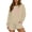 Beige, variant on Short Sets Women 2 Piece Outfits Women's Fashion Streetwear Letter Print Hoodie and Sweatpants Casual Set