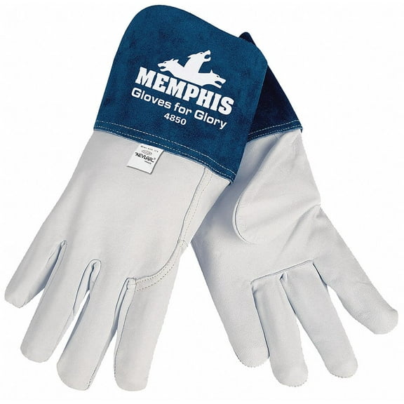 Mcr Safety Welding Gloves,MIG, TIG,M/8,PR  4850M