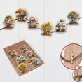 thumbnail image 4 of Tree House Decorative Wooden Clip-on Ornaments Set of 6 by G. Debrekht - Christmas Decor - 8090026C-S6, 4 of 11